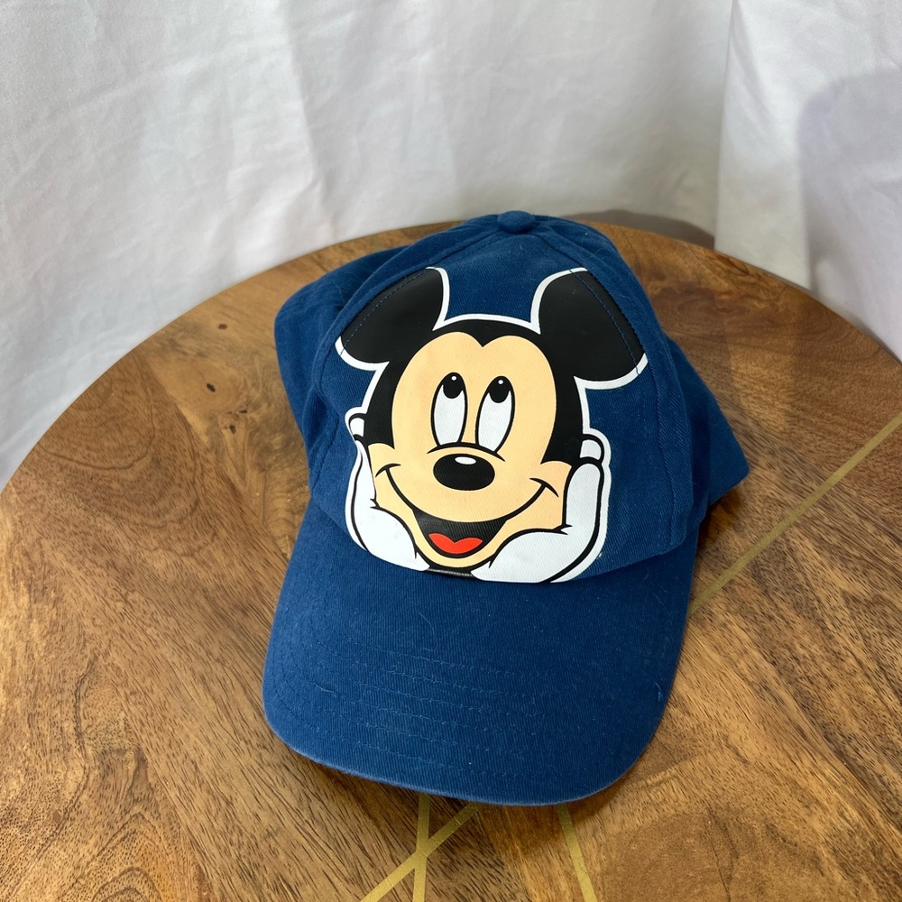 Disney Park Kids Navy Blue Mickey Mouse Cap